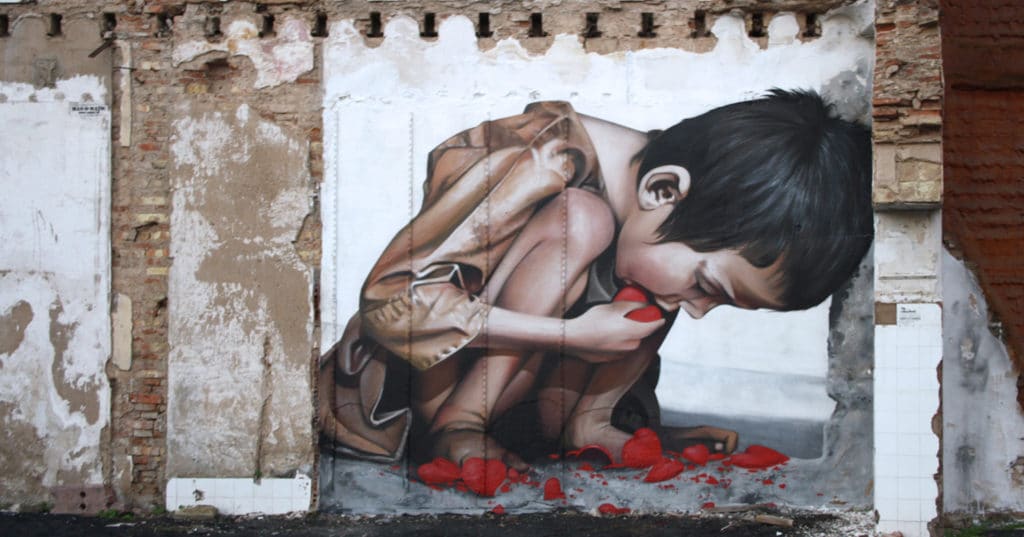 Banksy estuvo en Huelva - Pure love