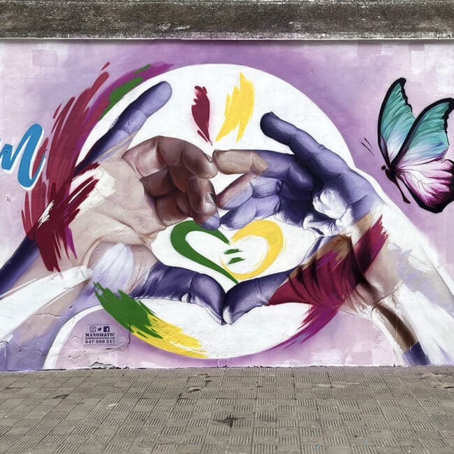 Pacto de estado contra la violencia de genero mural