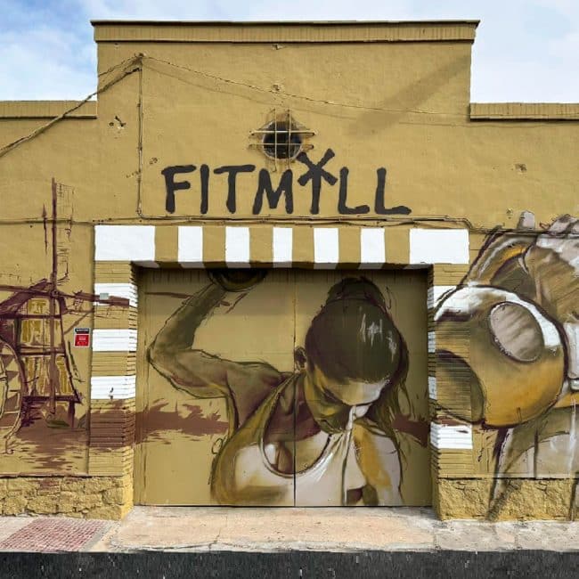 Fitmill graffiti deporte Huelva